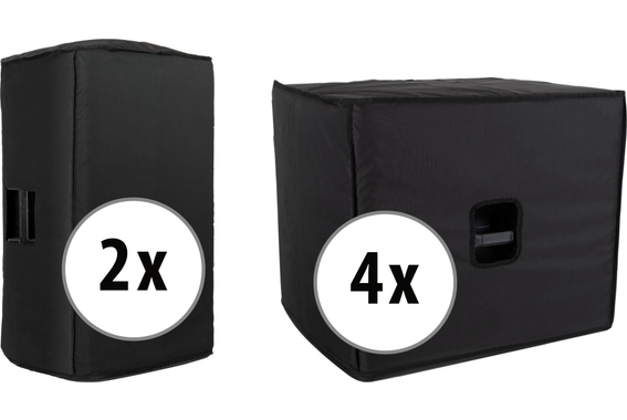 Pronomic C-118S/215 Pack De Six Housses image 1