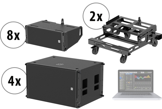 Pronomic XANA Line Array Straight Set image 1