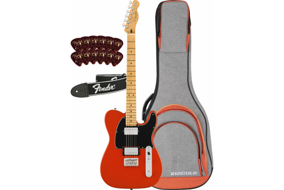 Fender Player II Telecaster HH MN Coral Red Set image 1