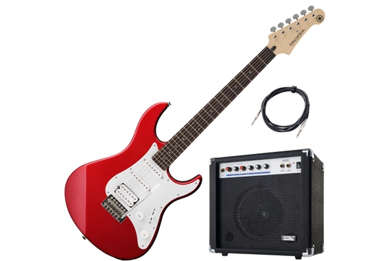 Yamaha Pacifica 012 RM Red E-Gitarre AK20G Set image 1
