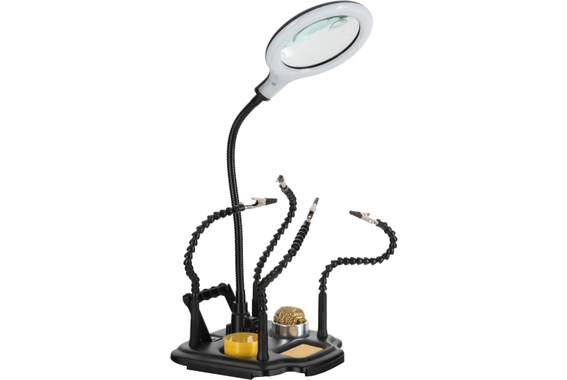Stagecaptain LH-440 Soldering Aid with Magnifying Lamp image 1