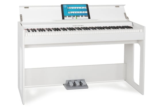 Classic Cantabile DP-S1 WM Pianoforte digitale bianco opaco image 1