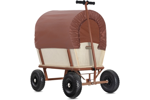 Stagecaptain BW-1812D BN Bollycart wood transport wagon brown image 1