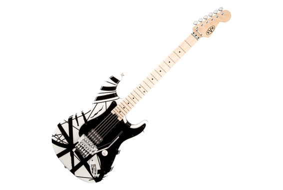 EVH Striped Series White with Black Stripes  - Retoure (Zustand: sehr gut) image 1