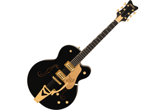 Gretsch Synchromatic Falcon Hollow Body Single-Cut with Bigsby Black image 1