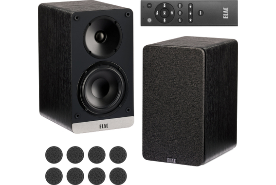 ELAC Debut ConneX B41 Enceinte Active Black Ash Set Oehlbach image 1
