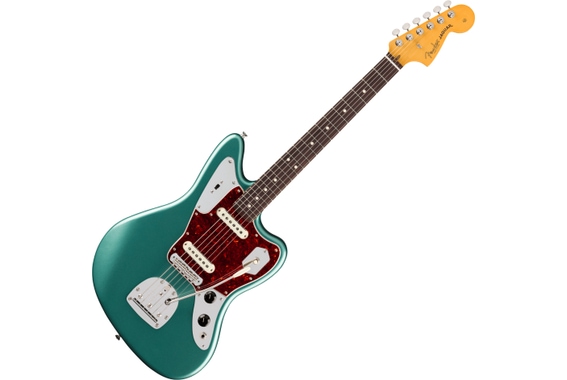 Fender American Professional Classic Jaguar Faded Sherwood Green Metallic image 1
