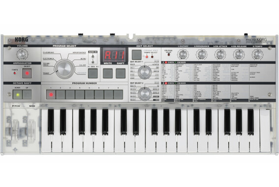 Korg microKORG Crystal Synthesizer / Vocoder  - 1A Showroom Modell (Zustand: wie neu, in OVP) image 1