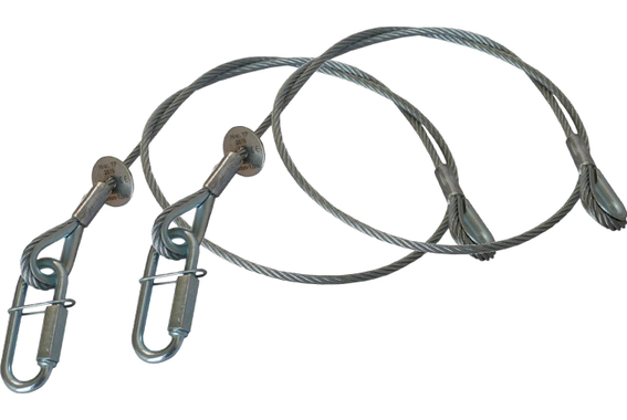 PTL Cavo di Sicurezza 1000x5mm DGUV-V17 Set da 2 image 1