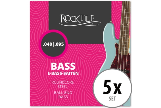 Rocktile E-Bass-Saiten 5er Pack image 1