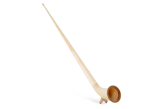 Lechgold Alphorn Natur F 360 cm 3-teilig  - Retoure (Zustand: sehr gut) image 1