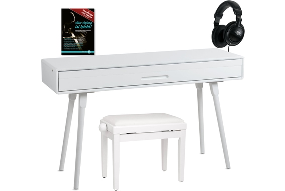 Classic Cantabile DP-730 WL Digitalpiano Weiß matt Deluxe Set image 1