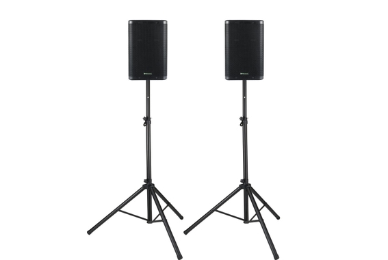 Pronomic C-210 MP 10" Passive speaker Stand Set image 1