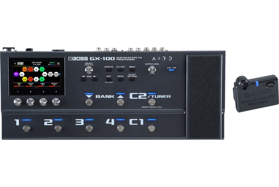 Boss GX-100 Gitarren-Effektprozessor Bluetooth Adapter Set image 1