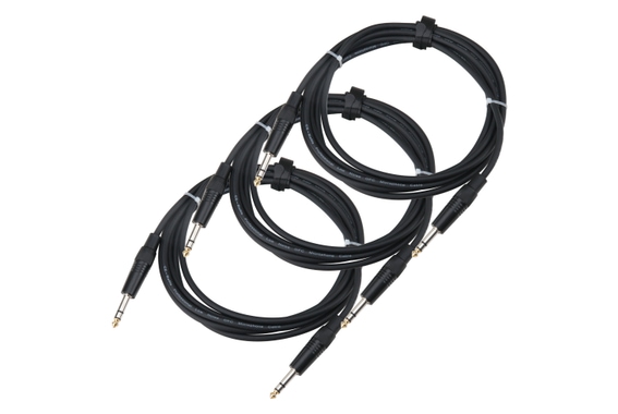 Pronomic Stage INSTS-3 cable de clavija jack 3 m estéreo, set de 3x image 1