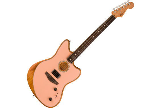 Fender Acoustasonic Player Jazzmaster Shell Pink  - Retoure (Zustand: sehr gut) image 1