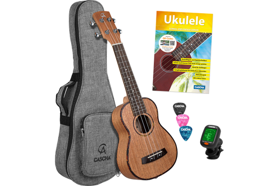 Cascha 2027 Set De Ukulele Soprano De Caoba image 1