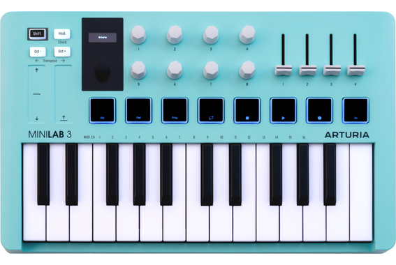 Arturia MiniLab 3 Aquamarine image 1
