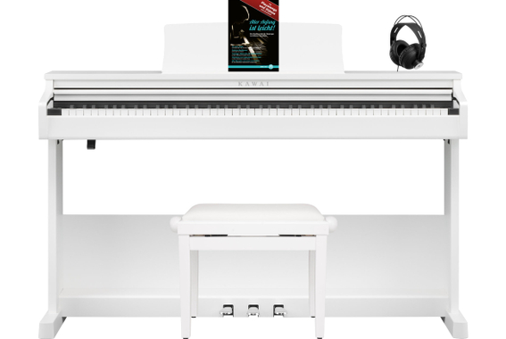 Kawai CX102W Digital Piano Satin White Set image 1
