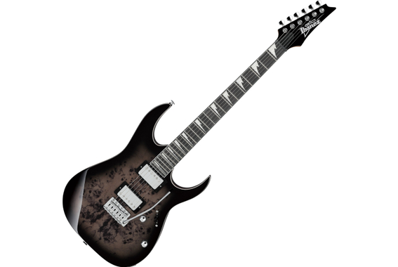 Ibanez GRG220PA1-BKB RG Gio E-Gitarre Transparent Brown Black Burst image 1