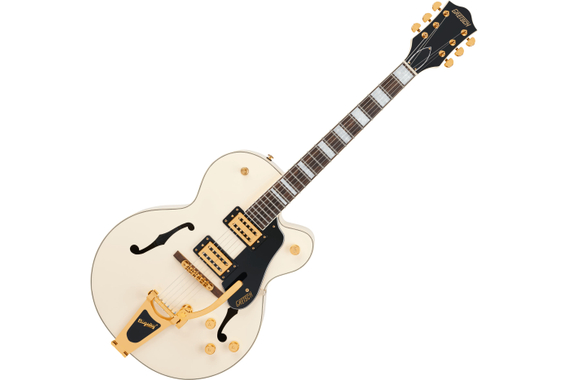 Gretsch G2420TG Streamliner Hollow Body con Bigsby LTD Streamliner Collection Vintage White image 1