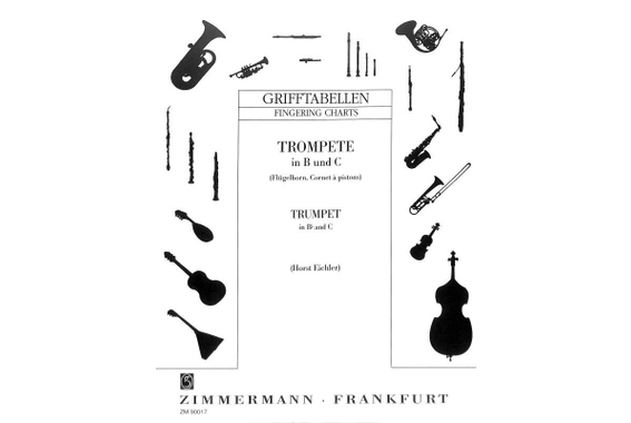 Grifftabelle für Trompete in B und C von Horst Eichler image 1