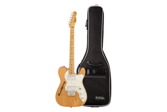 Squier Classic Vibe '70s Telecaster Thinline MN Natural Gigbag Set image 1