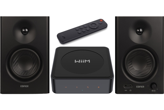 WiiM Pro Plus / Edifier MR4 Streaming Stereoanlage Set image 1