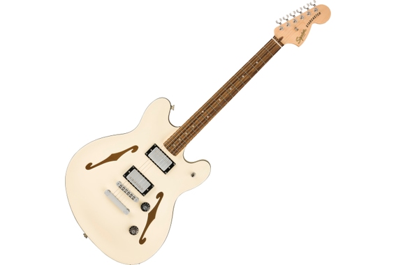 Squier Affinity Series Starcaster Deluxe Olympic White image 1