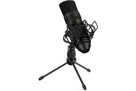 Pronomic USB-M 2000 BK Podcast condenser microphone image 1