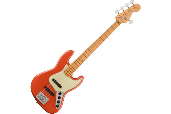 Fender Player Plus Jazz Bass V MN Fiesta Red image 1