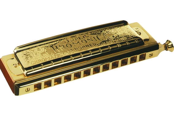 Hohner Super Chromonica 48 Gold Mundharmonika C-Dur image 1
