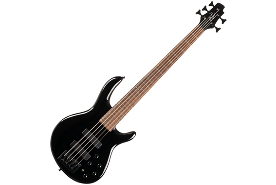 Cort C5 Deluxe E-Bass Black image 1