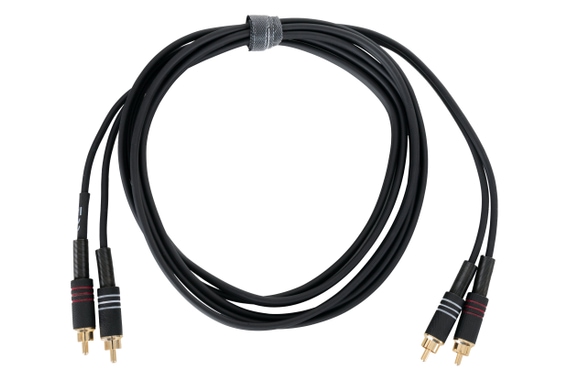 Pronomic Stage RCA-3 Cable de audio RCA 3 m negro image 1
