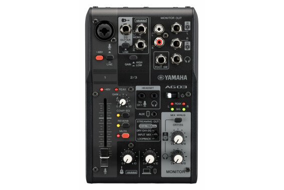 Yamaha AG03 MK2 USB-Audiointerface Schwarz  - Retoure (Zustand: gut) image 1