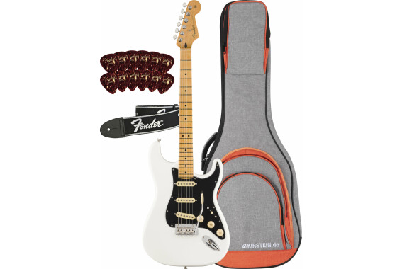 Fender Player II Stratocaster MN Polar White Set image 1