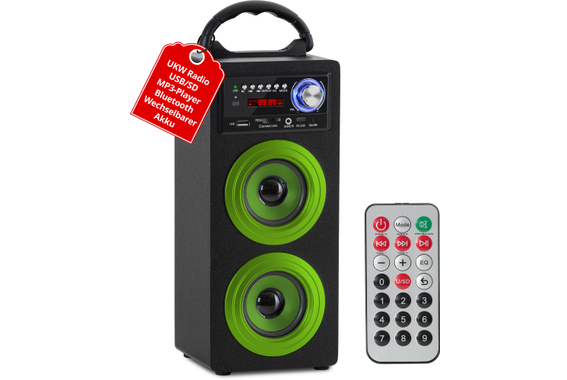 McGrey BS-20 Beachside Enceinte Bluetooth Verte image 1