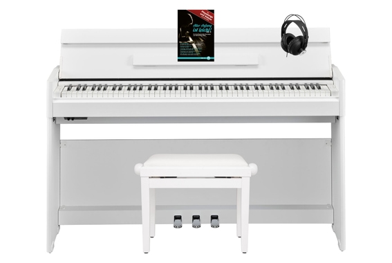 Yamaha Arius YDP-S55WH E-Piano Set Weiß matt image 1
