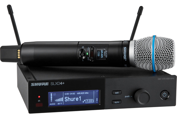 Shure SLXD24+/B87A S50 Digitaal Draadloos Systeem image 1