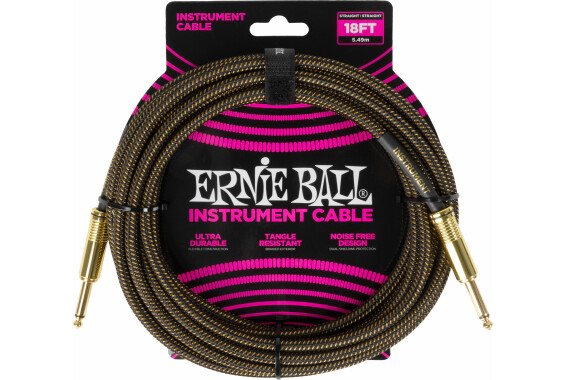 Ernie Ball 6432 Instrumentenkabel 5,49 m Pay Dirt image 1