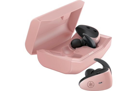 Yamaha TW-ES5A PI IPX7 True Wireless Sports Earbuds Pink image 1