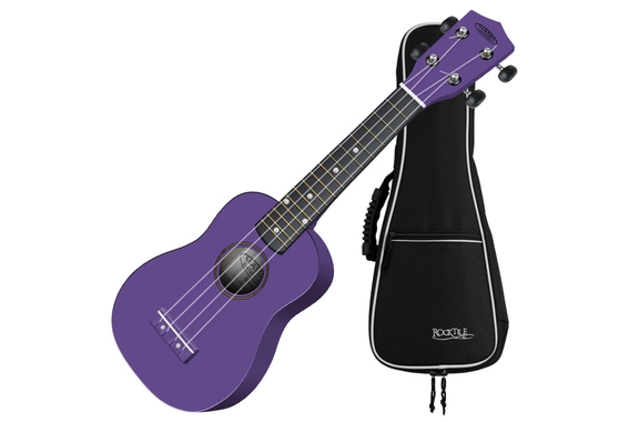 Classic Cantabile US-100 VT soprano ukulele violet SET incl. gig bag image 1