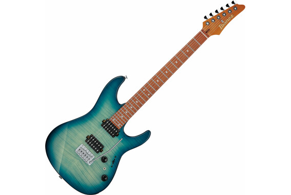 Ibanez AZ24S1F-TXB E-Gitarre Transparent Turquoise Burst image 1