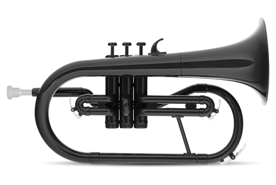 Classic Cantabile MardiBrass bugle Sib en plastique noir image 1