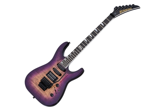 Kramer SM-1 Figured E-Gitarre Royal Purple Perimeter  - 1A Showroom Modell (Zustand: wie neu, in OVP) image 1