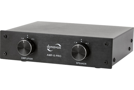 Dynavox AMP-S Pro Verstärker/Boxen-Umschalter schwarz  - Retoure (Zustand: sehr gut) image 1