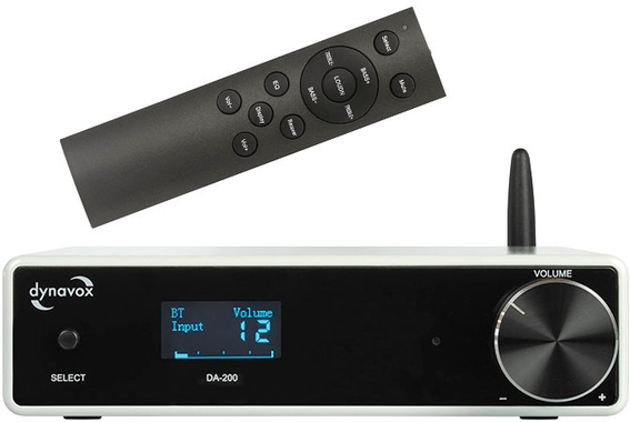 Dynavox DA-200 Amplificateur Avec USB-DAC Blanc image 1