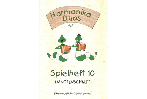 Spielheft in Notenschrift 10 für zwei Steirische Harmonika inkl. CD image 1