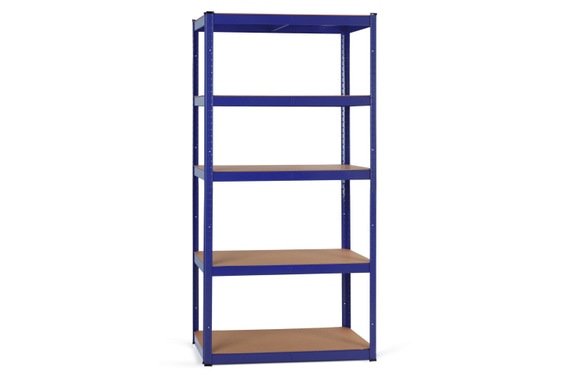 Stagecaptain HR-175 BU Heavyrack Storage Rack Wooden Shelves Blue image 1