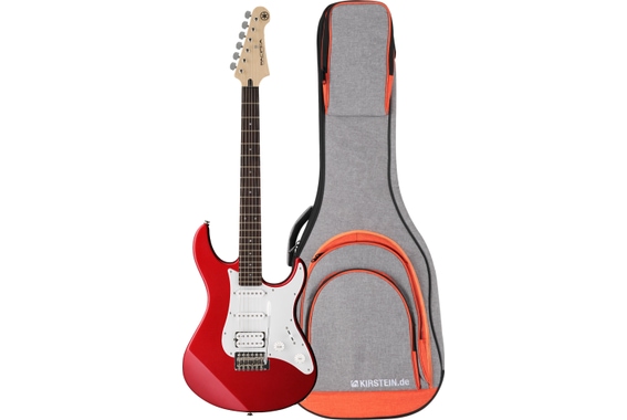 Yamaha Pacifica 012 RM E-Gitarre Red Metallic Gigbag Set image 1